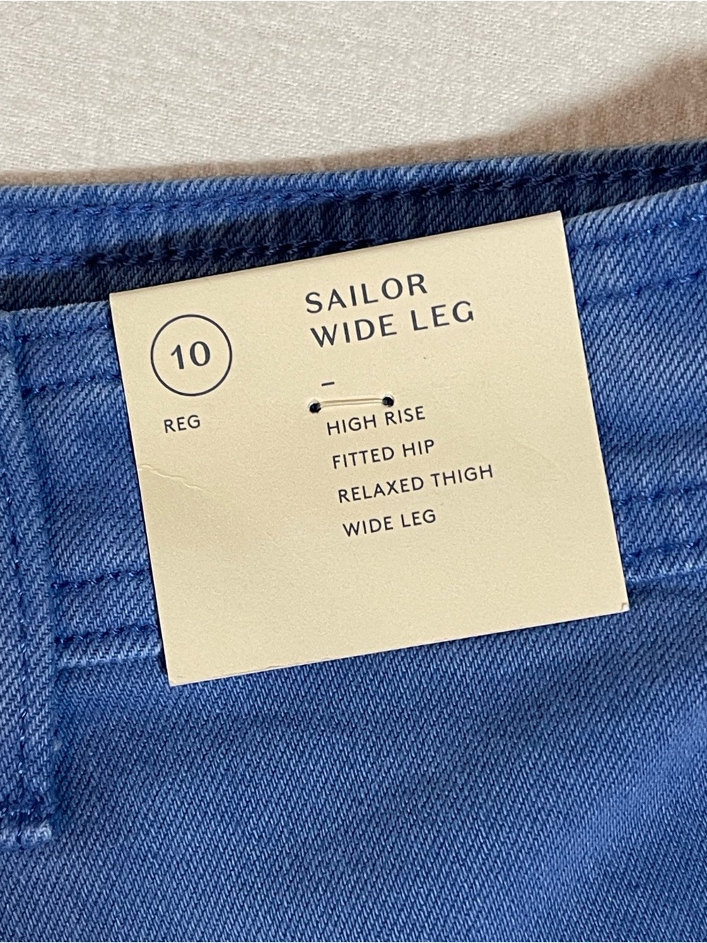 Universal Thread Women’s Wide Leg High Rise Sailor Pants in Royal Blue Size 10 - Picture 2 of 10